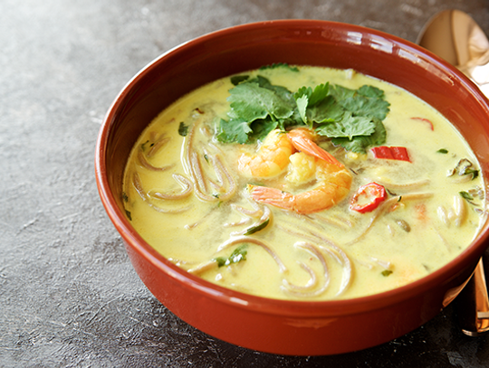 What’s Cooking in Kelli’s Kitchen - Coconut Curry Noodles with Shrimp 