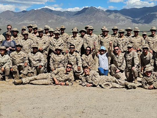 When There are Marines in the Desert, Fallon Feeds Them