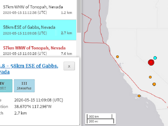 Yes -- That was an Earthquake!