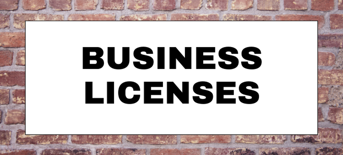 April Business License Report