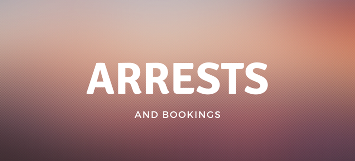 Arrests and Bookings Report – September 22 – 28