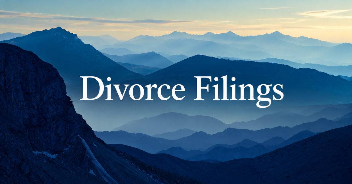 August 2026 Divorce Filings August 2026 Divorce Filings