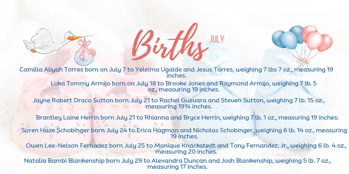 Babies Born in July