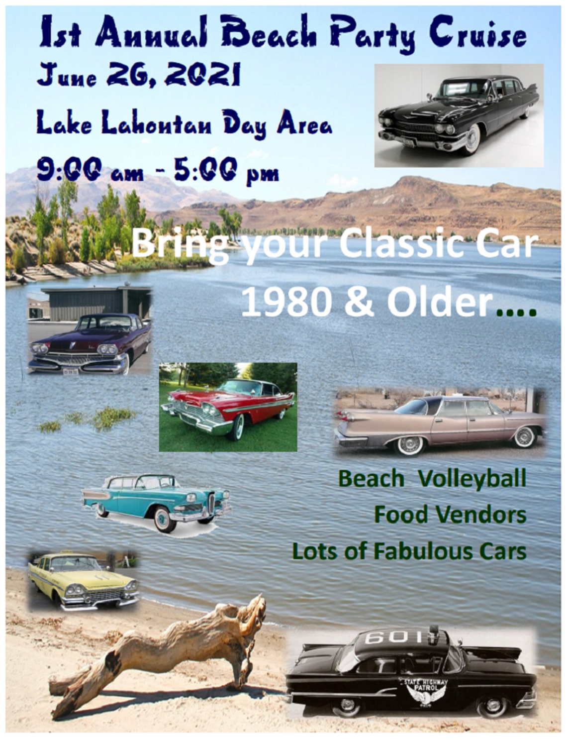 Beach Party Cruise at Lake Lahontan