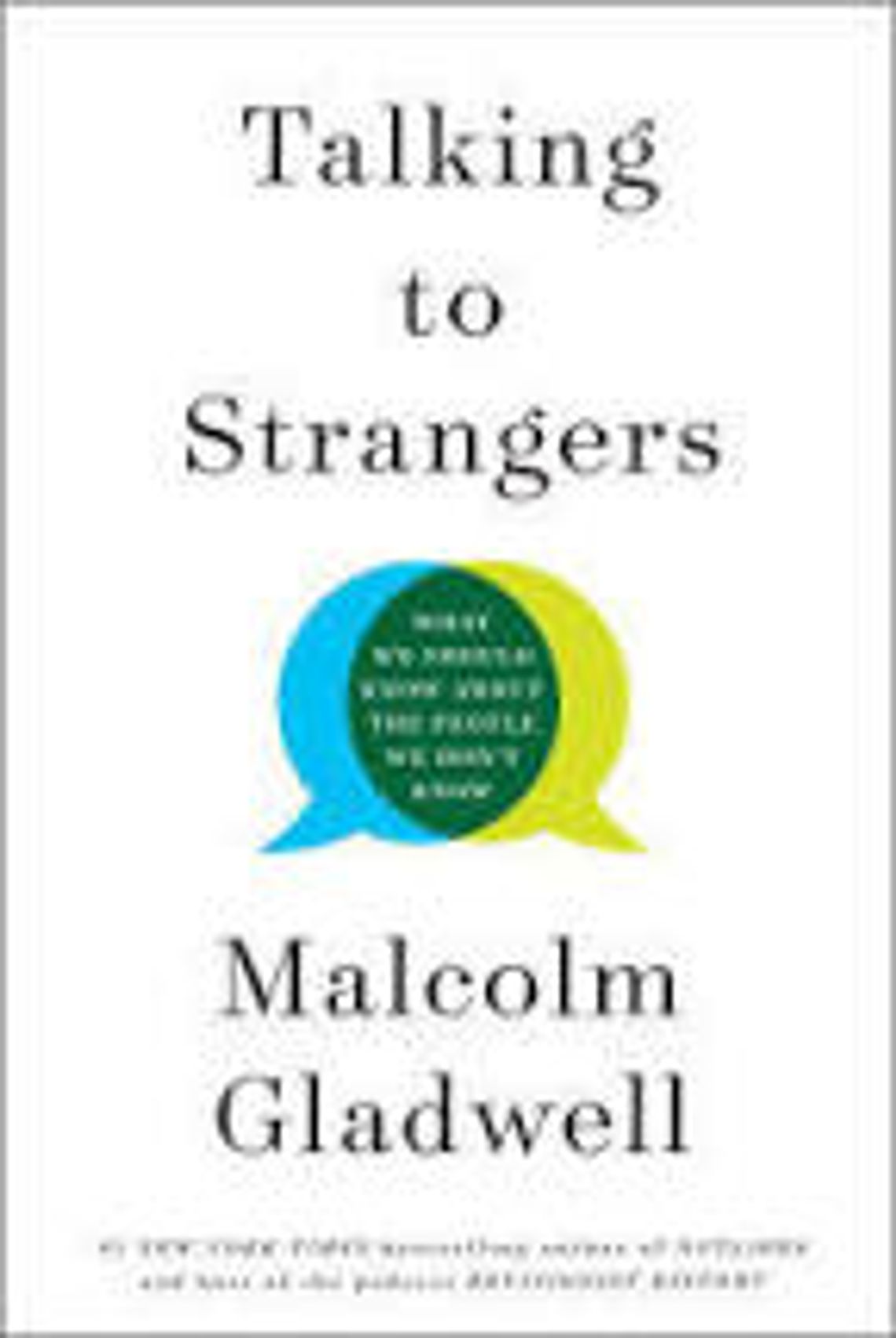 Book Review - Talking to Strangers