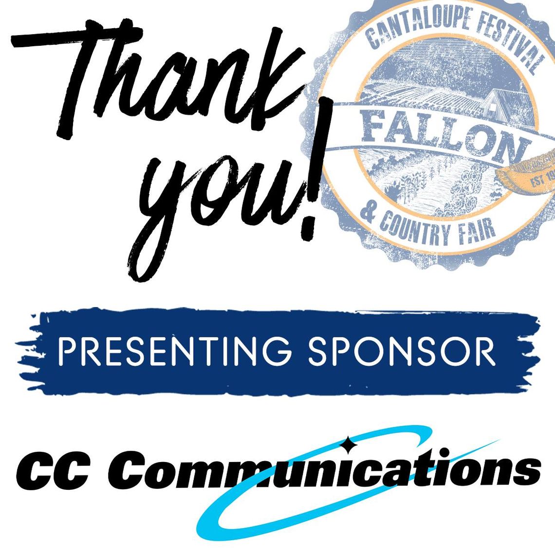 Cantaloupe Festival Sponsor Shoutout – CC Communications