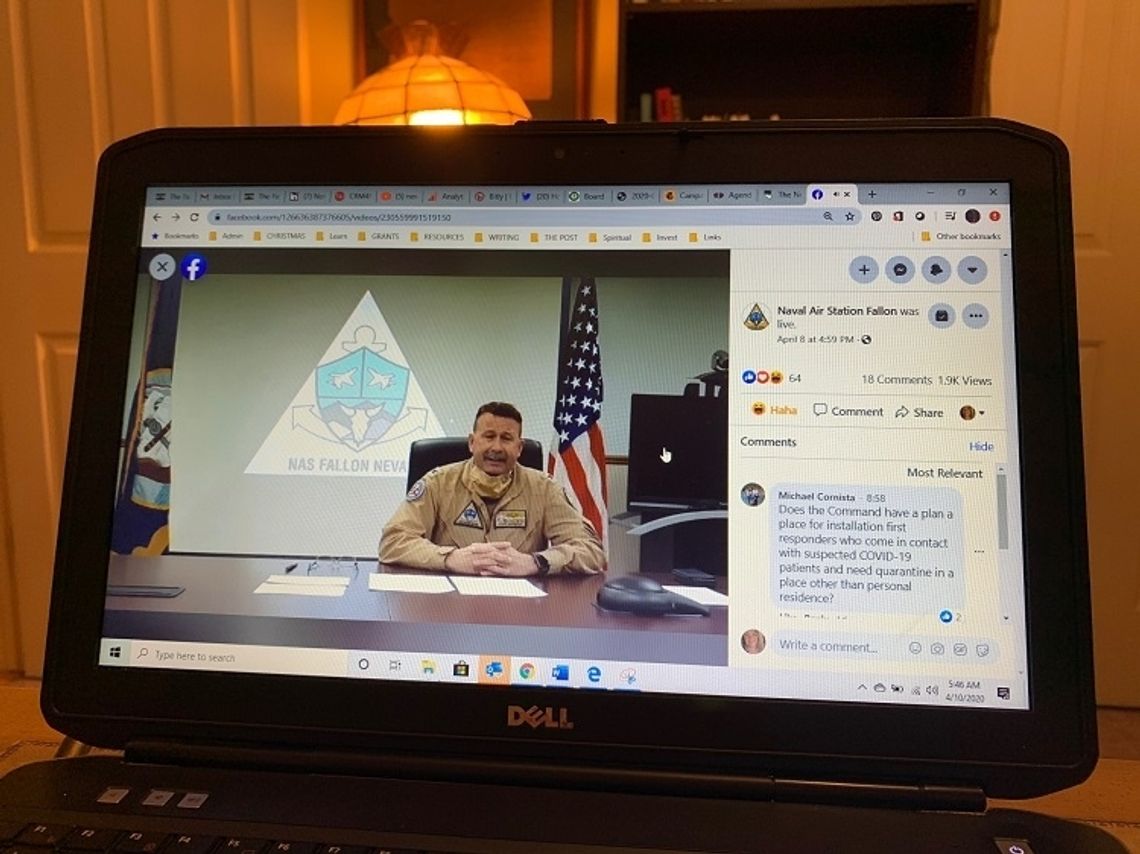 Captain Morrison Holds Virtual Town Hall