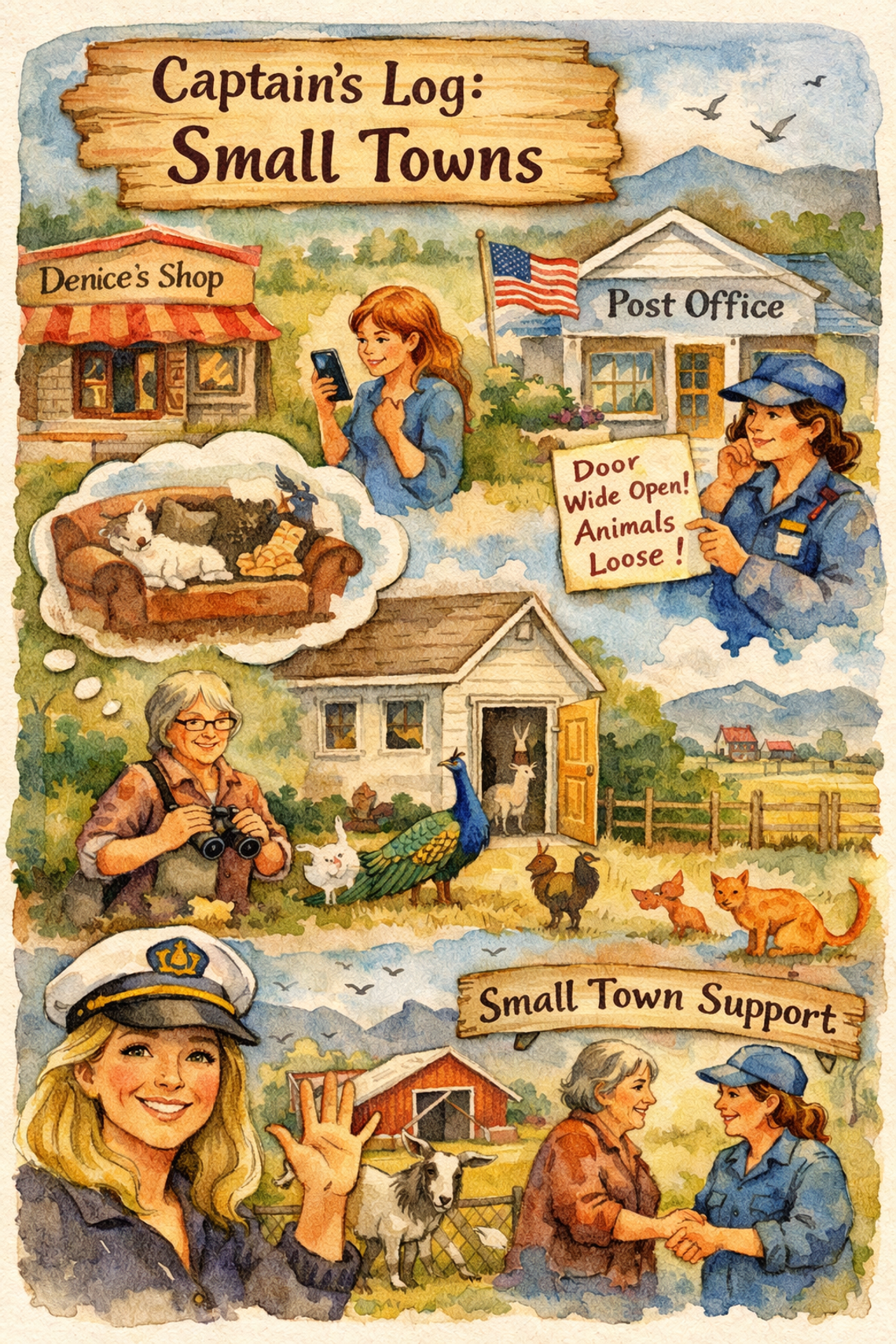Captain's Log- Small Towns