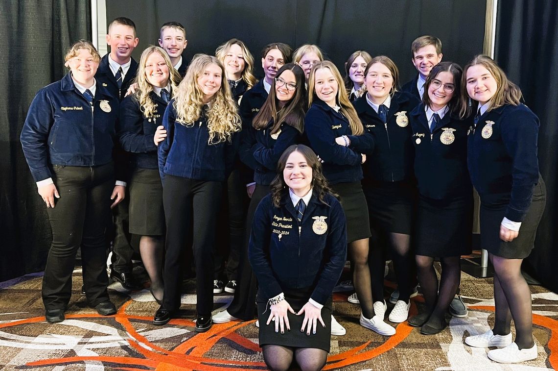CCHS FFA Team Competes at State Convention