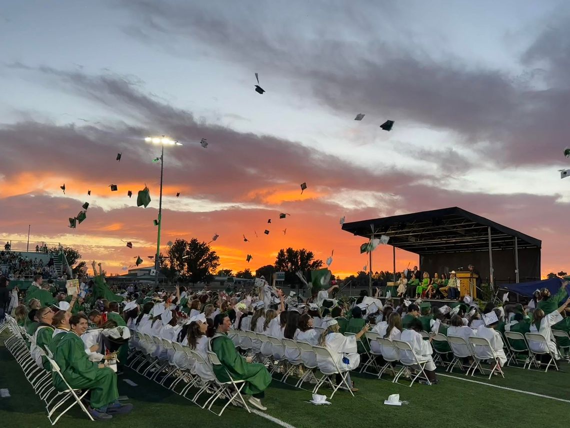 CCHS Graduates Toss Caps as Sun Sets on Class of 2026 CCHS Graduates Toss Caps as Sun Sets on Class of 2026