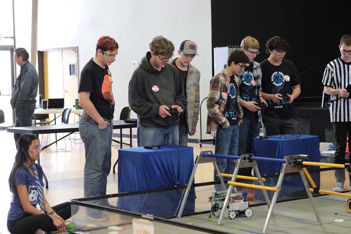 CCHS Robotics Team on the Road to State Championships