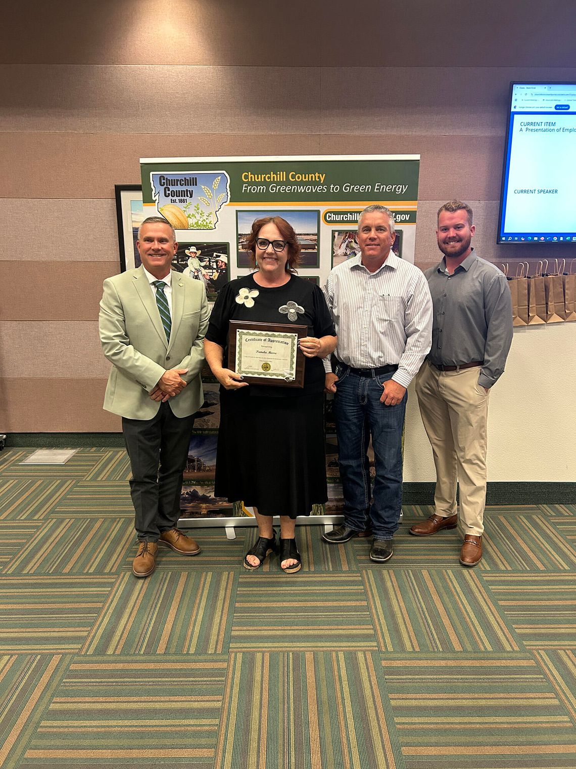 Churchill County Recognizes Employees for Service