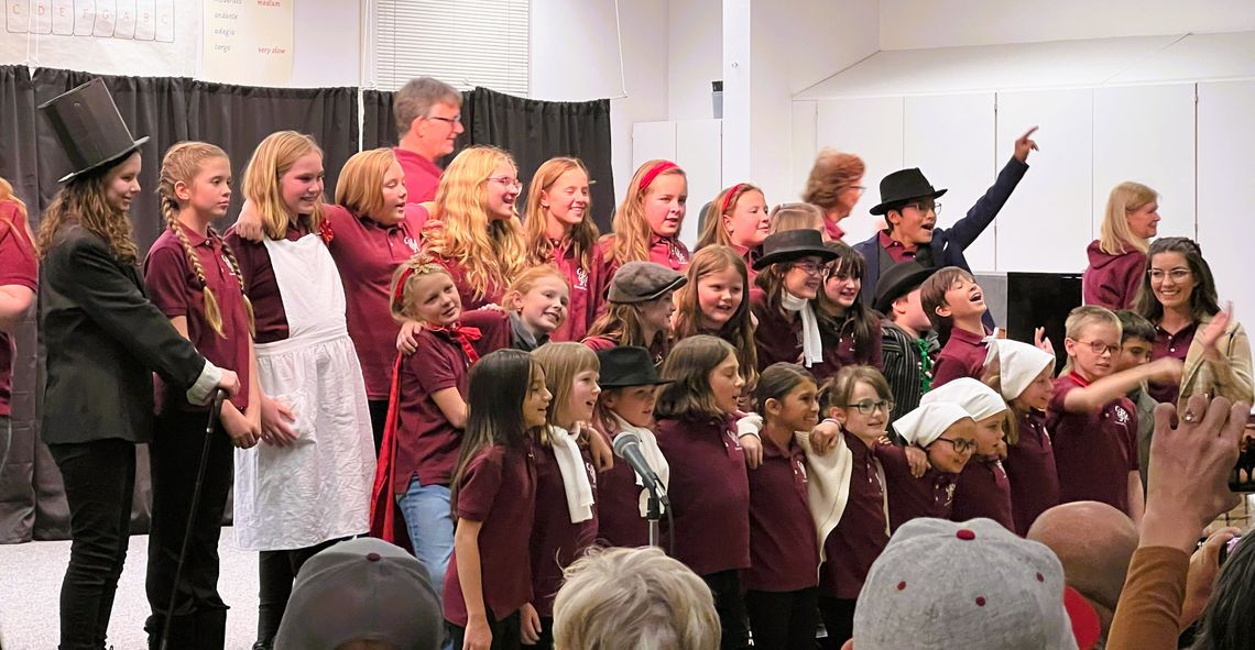 Churchill Kids Choir Deliver a Fantastic "Christmas Carol"