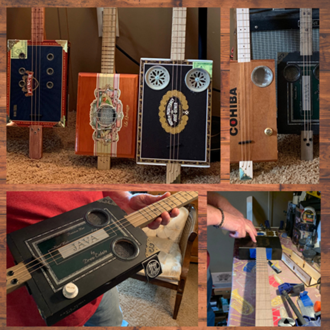 Cigar Box Guitars Made Right Here in Fallon