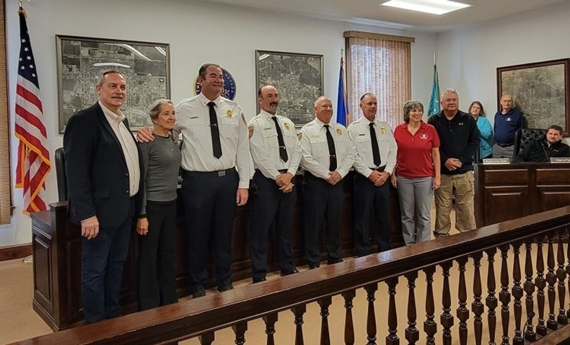 City Council Ratifies Fire Department Election of Officers