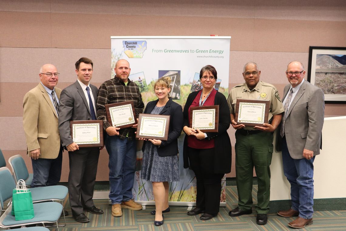 County Employees Recognized for Years of Service