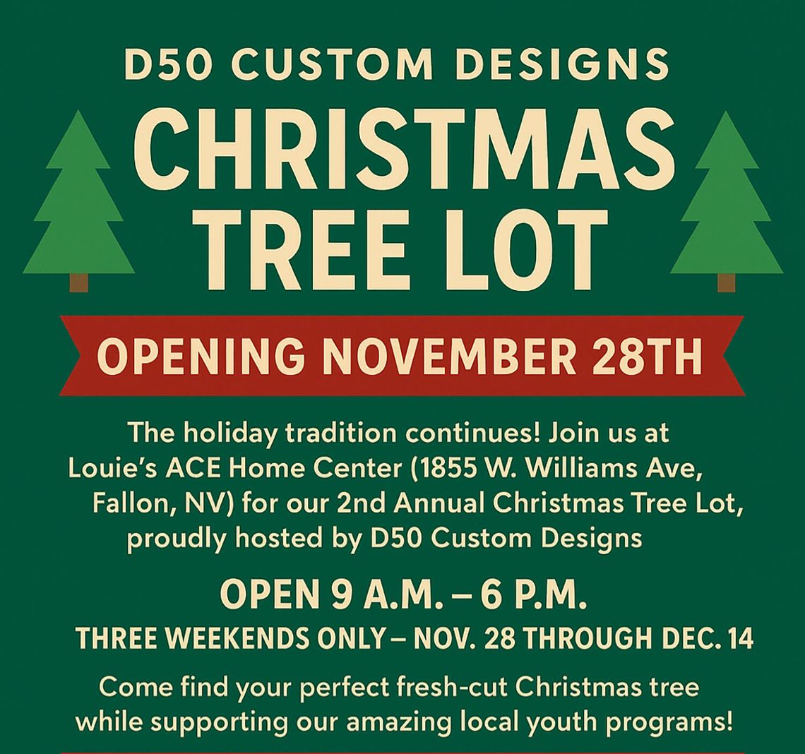 D50 Custom Designs Hosts Annual Christmas Tree Sale to Benefit Local Youth Groups