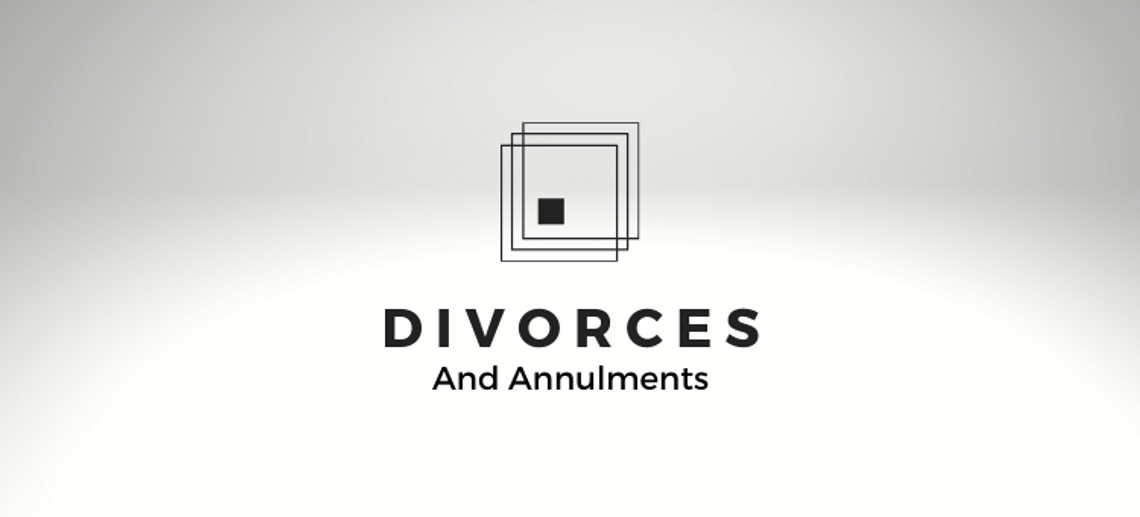 Divorces and Annulments Granted in October 2020