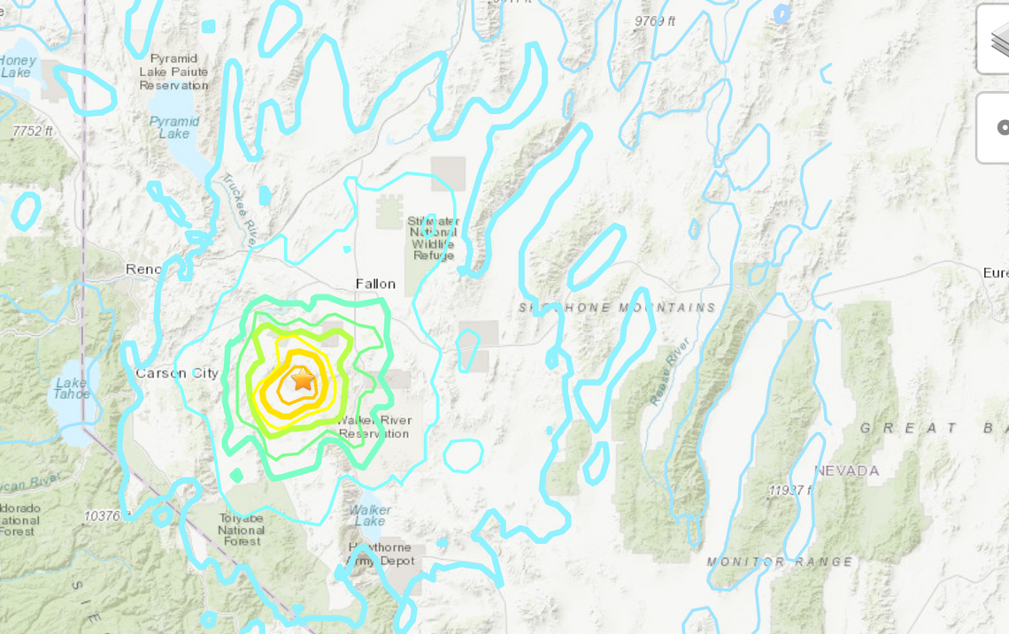 Earthquake Near Yerington Shakes Northern Nevada