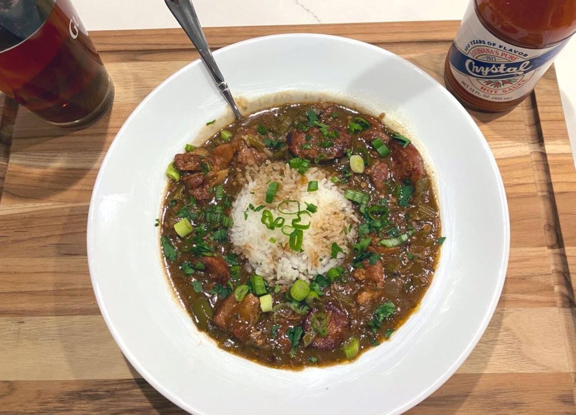 Erik Jimenez’s Chicken and Sausage Gumbo