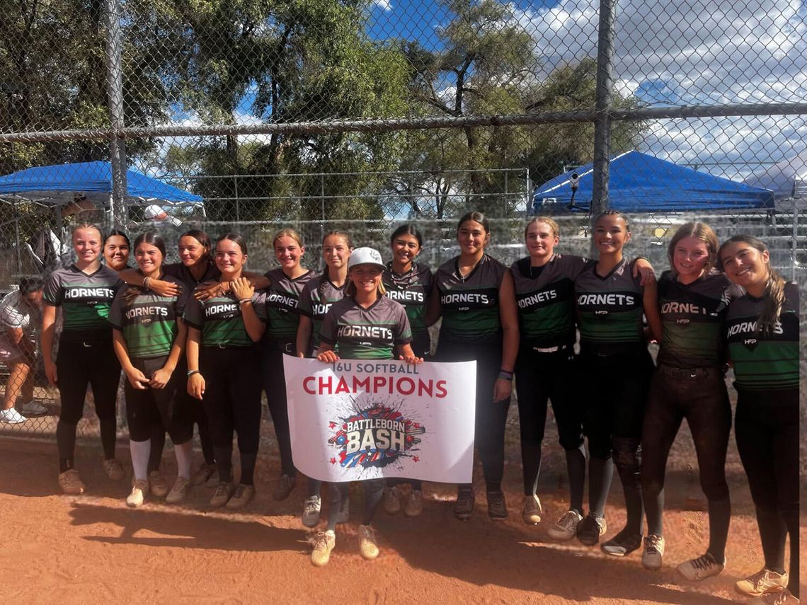 Fallon Lady Hornets 16U Battleborn Bash Tourney Champs