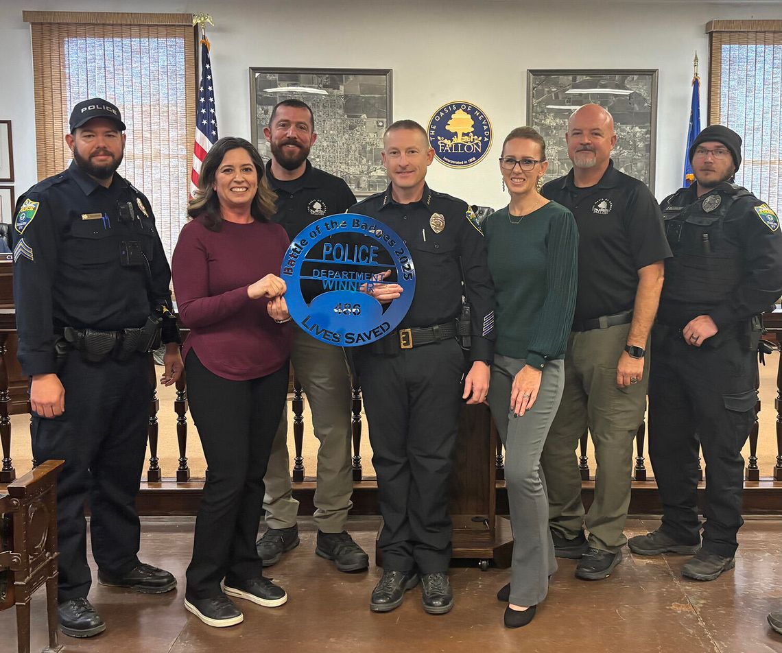 Fallon PD Wins Battle of the Badges Award