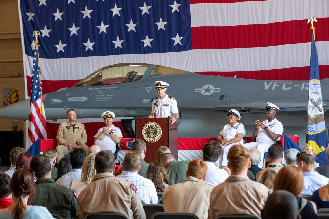 Fighter Squadron Welcomes New Commander: SEAWOLF Honors Final Flights