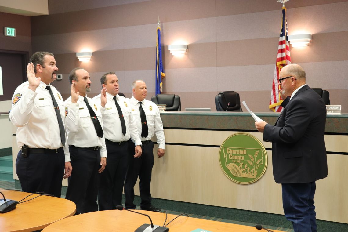 Fire Officials Take Oath