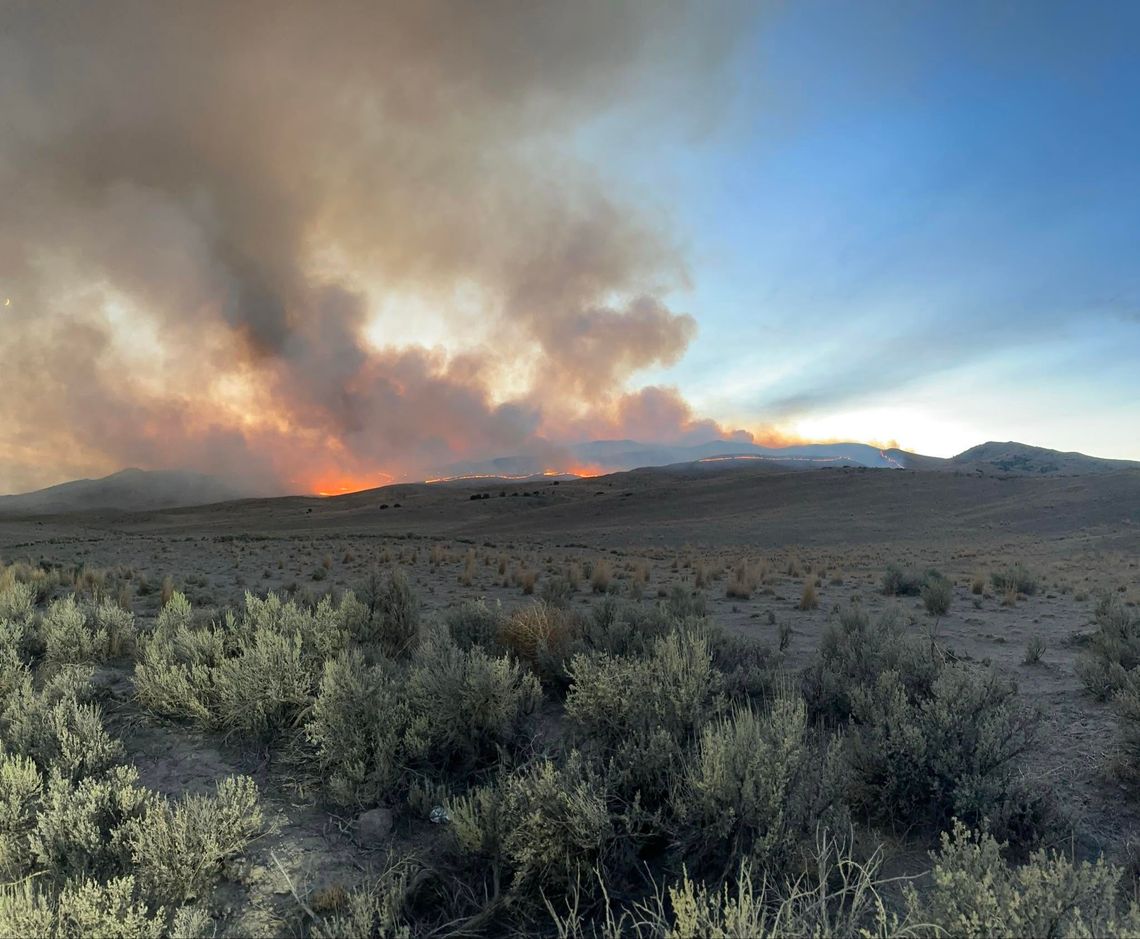 Firefighters Hold Lines on Growing Shoshone Fire