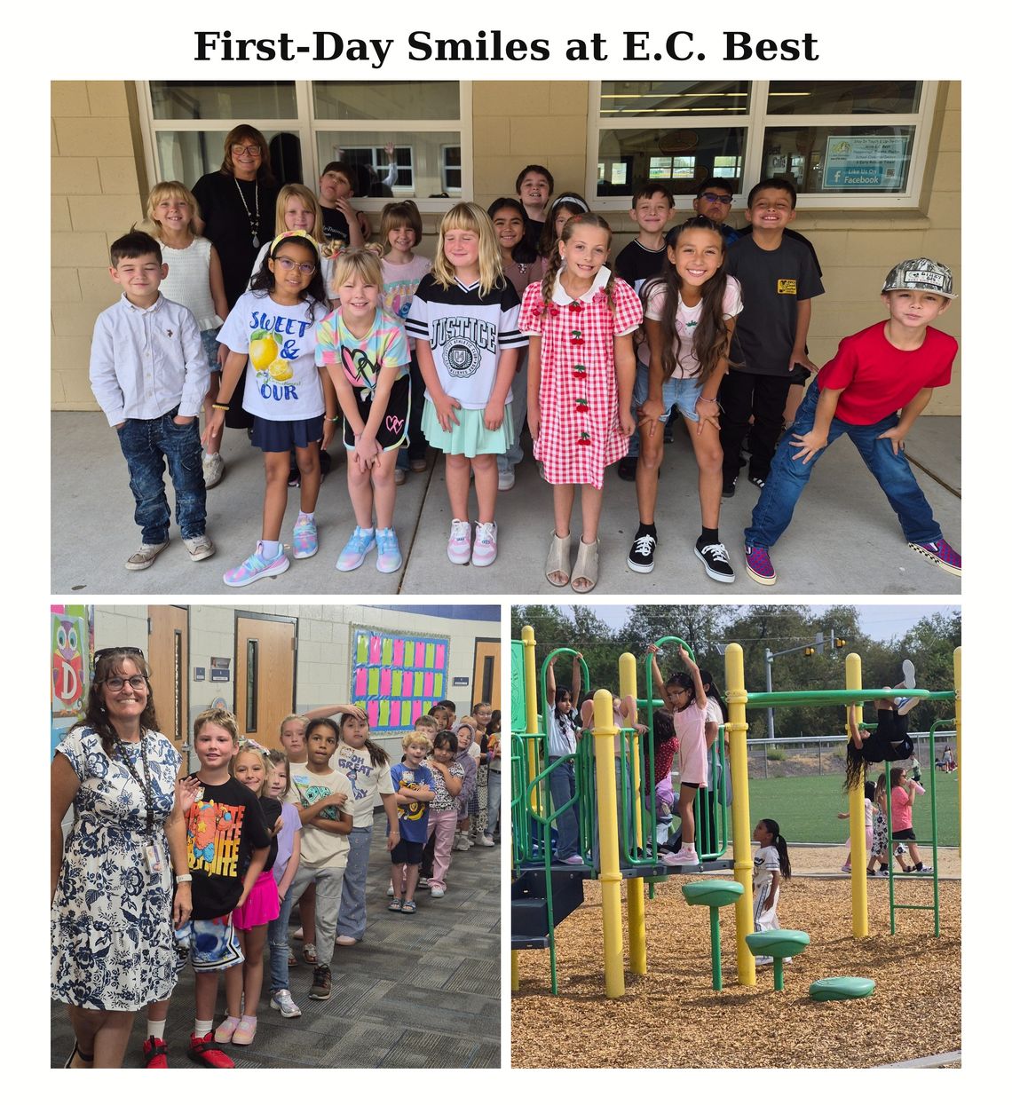First-Day Smiles at E.C. Best