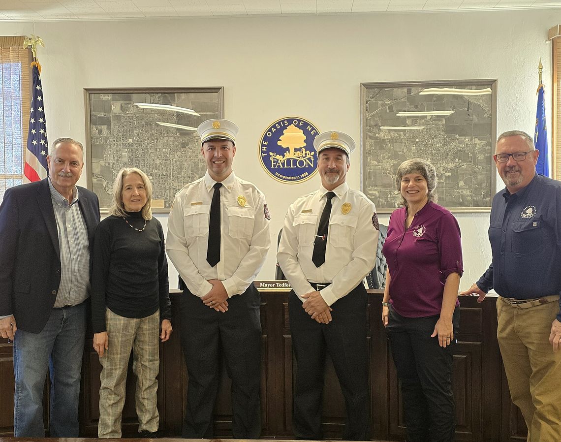 Flyin’ Tiz Aviation Approved as Fallon’s New Airport Operator; Fire Chiefs Sworn In