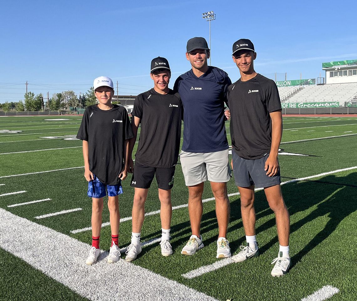 Former Fallon Quarterback Returns to Support His Alma Mater