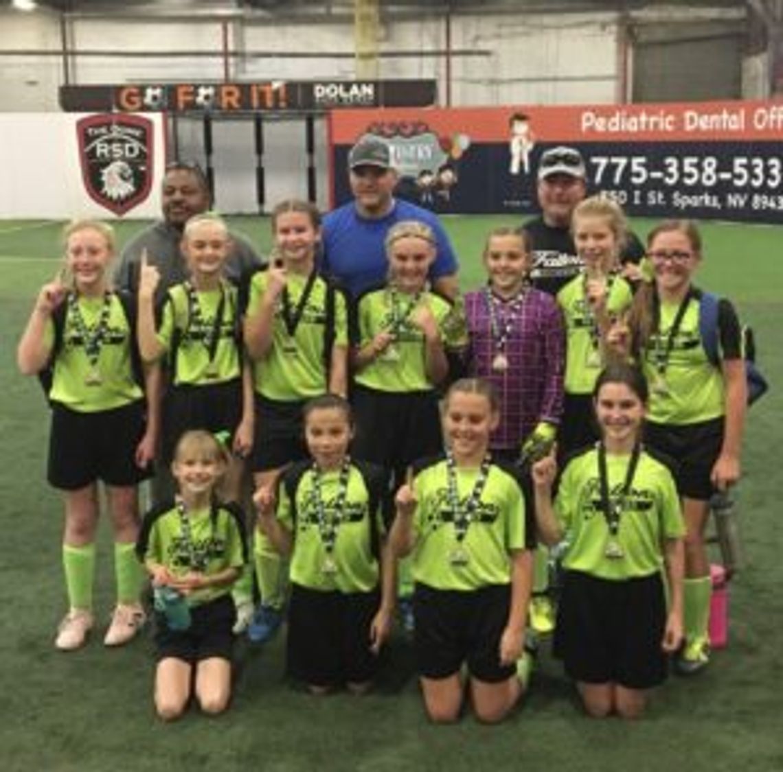 Girls Indoor Soccer Team Brings Home Championship