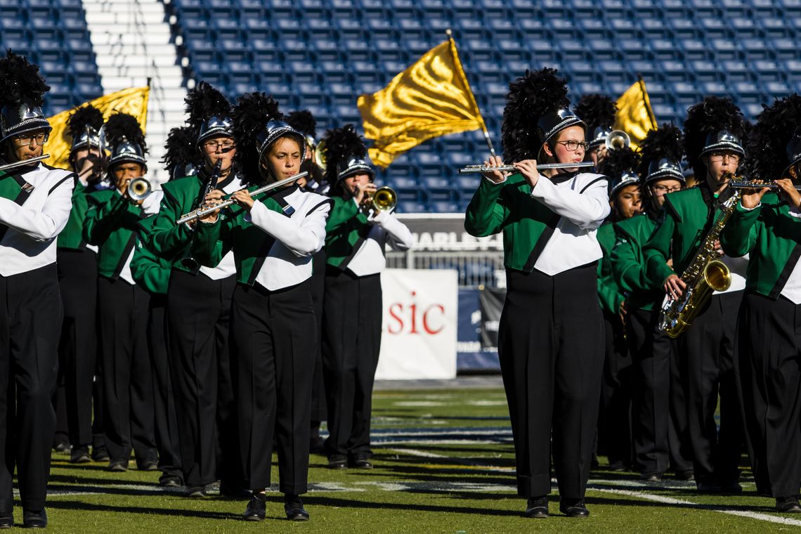 Greenwave Marching Band at UNR Event