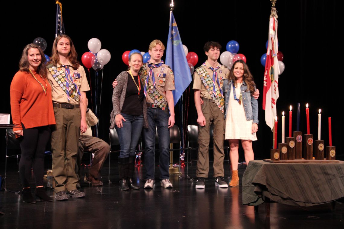 Honor Court Held for Local Eagle Scouts