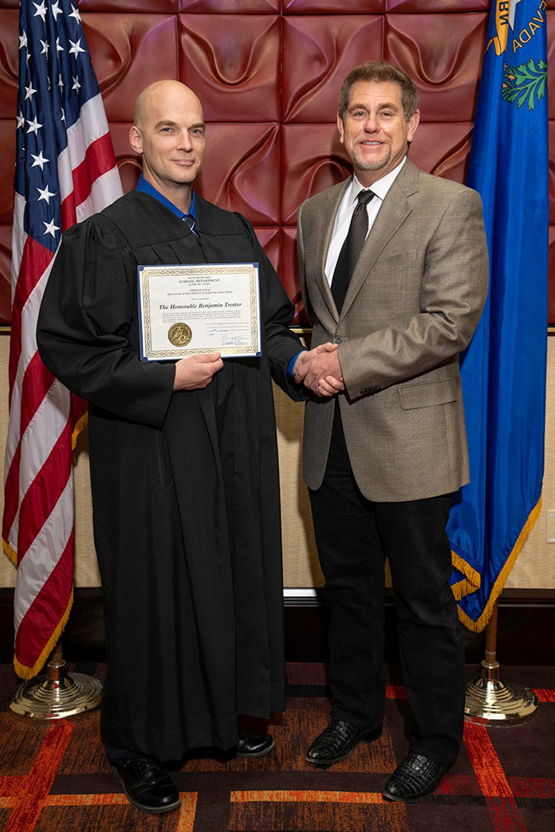 Justice Court Judge Benjamin Trotter Recognized