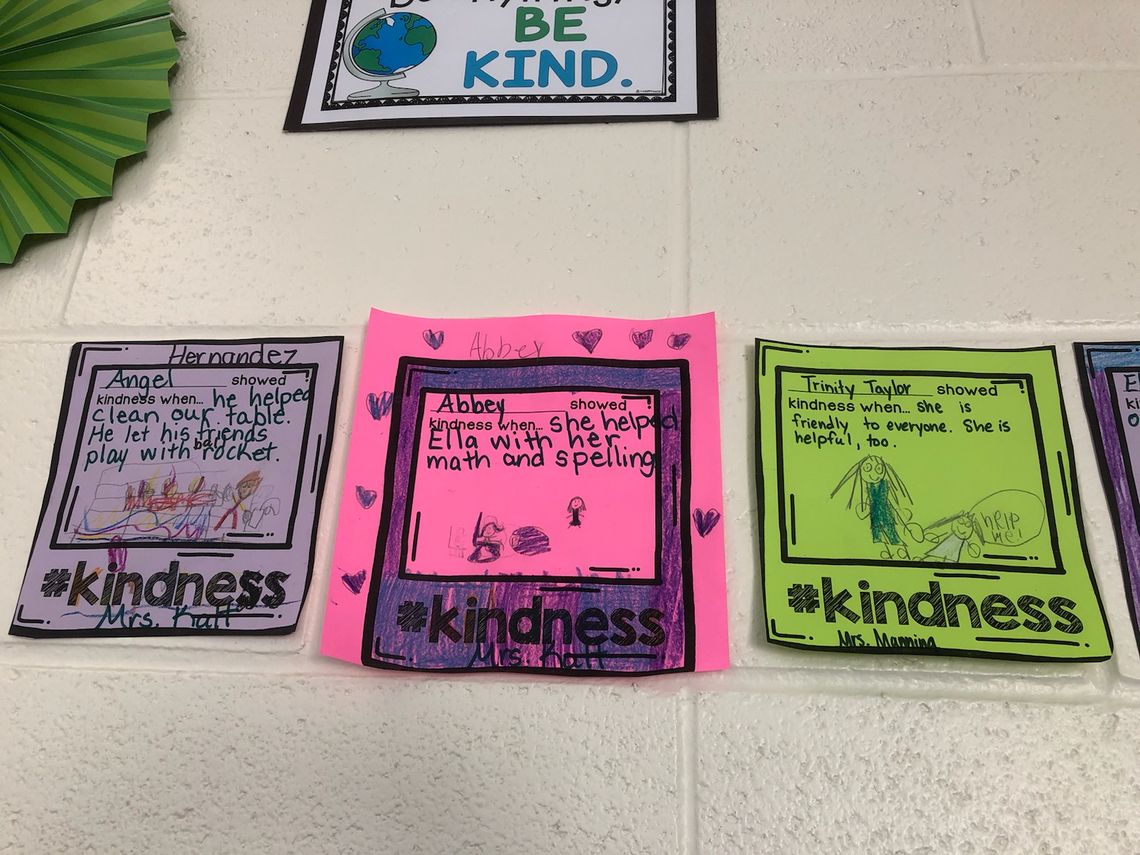 Kindness at Lahontan Elementary