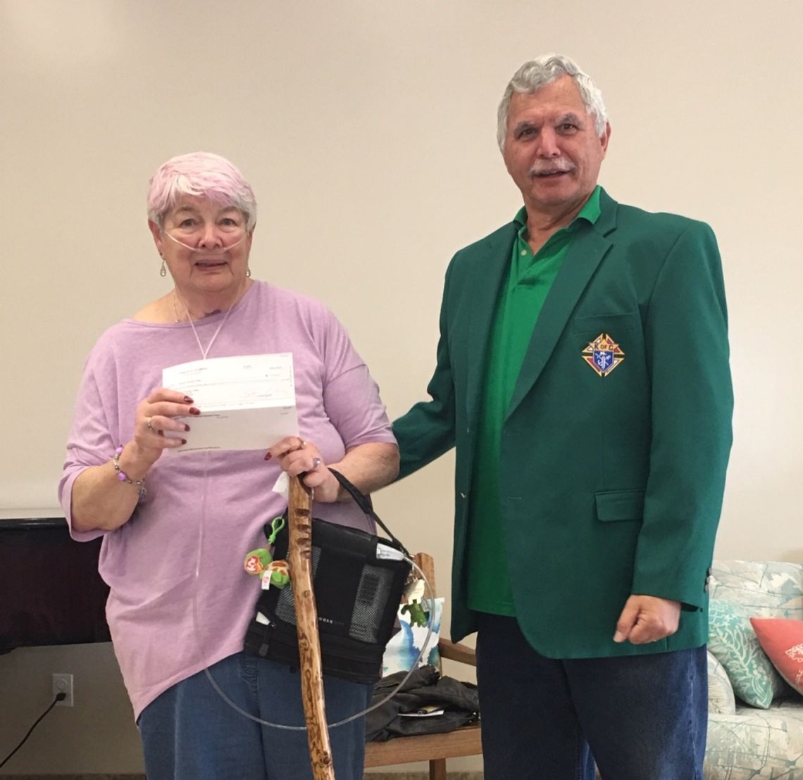 Knights of Columbus Donate to Special Oympics