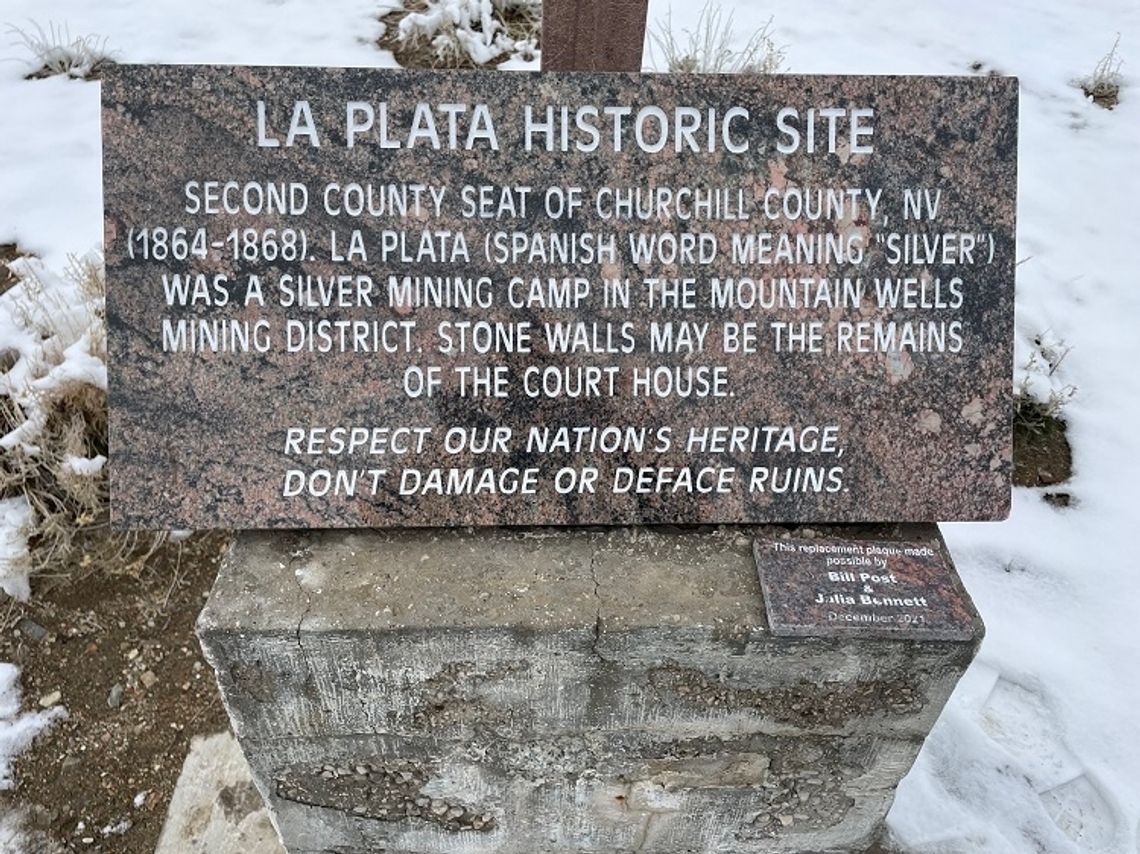 La Plata Historic Plaque Returned 