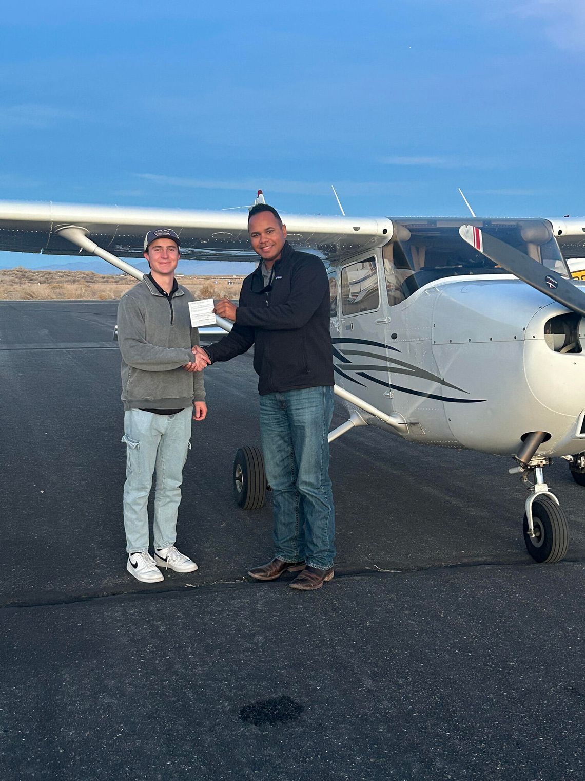 Local Pilots Earn Their Wings at Fallon Municipal Airport