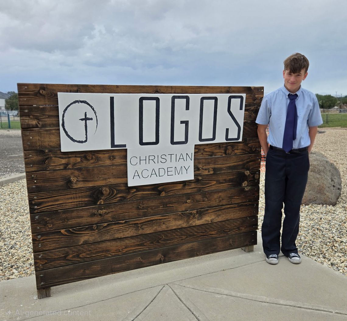 Logos Christian Academy eighth grader Austin Mills’ reflection Logos Christian Academy eighth grader Austin Mills’ reflection