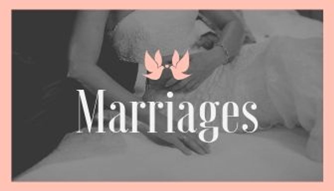 Marriages -- December 2019