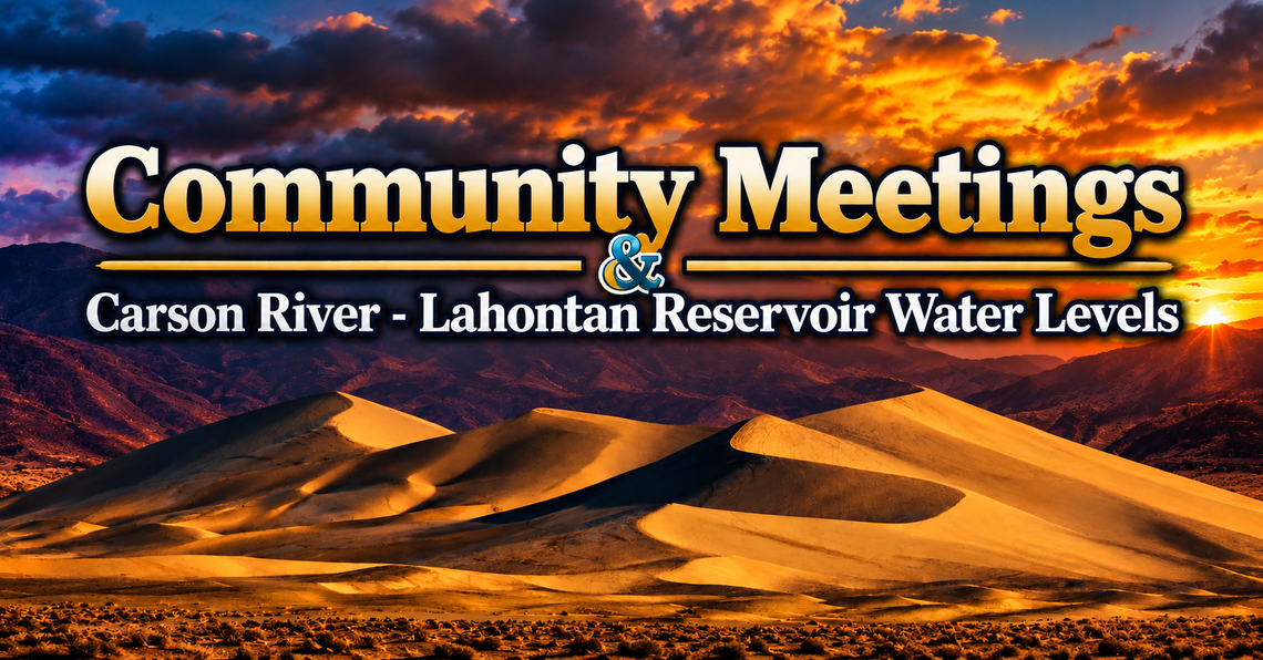 Meetings Sept. 25 - Oct. 20, 2026 and Water Levels