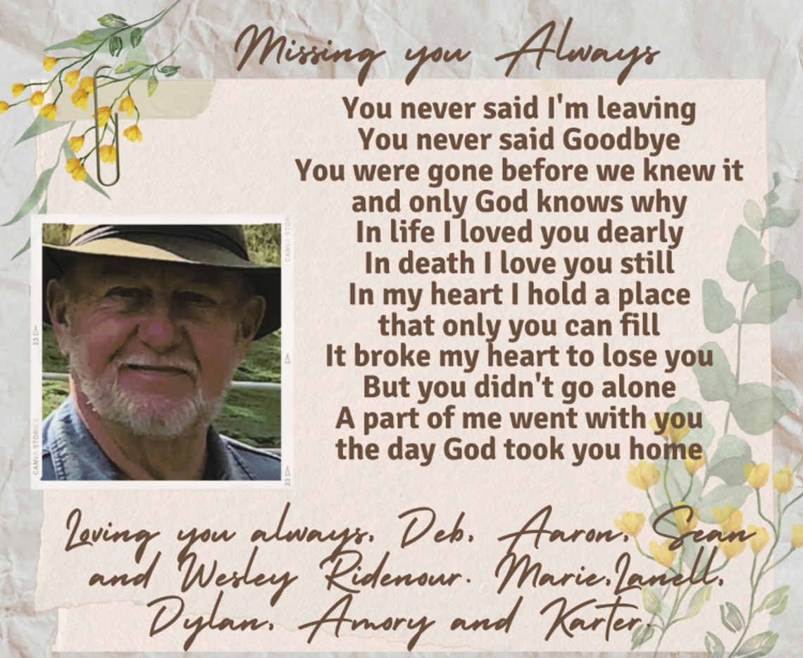 Memorial - Dr. Gary Ridenour