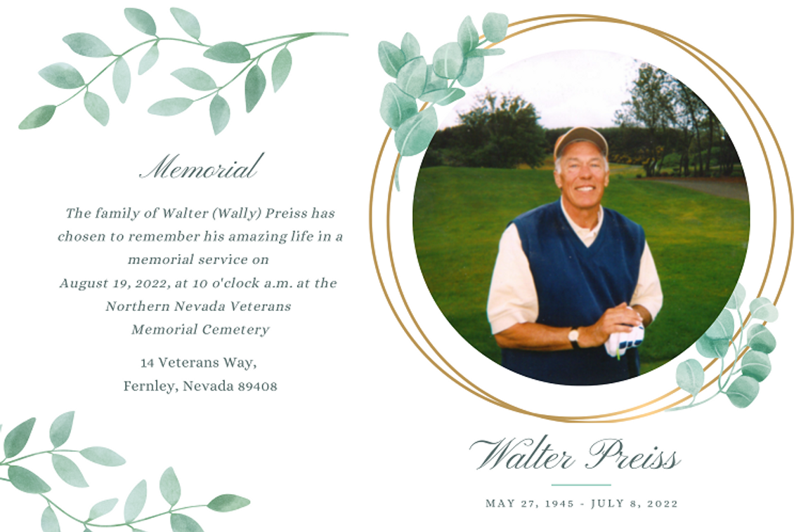 Memorial - Walter Preiss