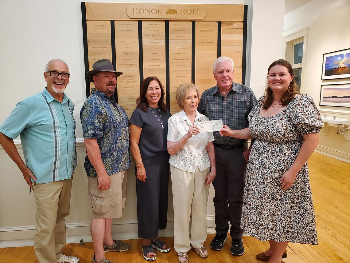 Miss Margie Gifts Funds to the Churchill Arts Council