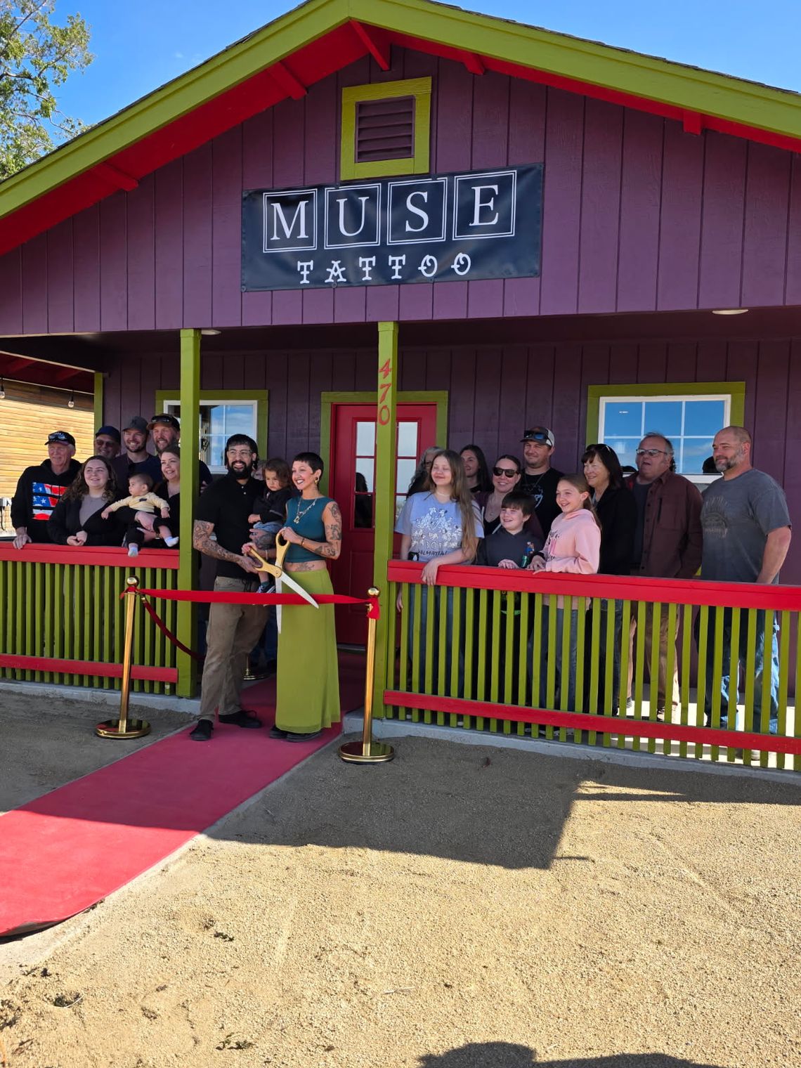 Muse Tattoo Ribbon Cutting Marks Artistic Homecoming