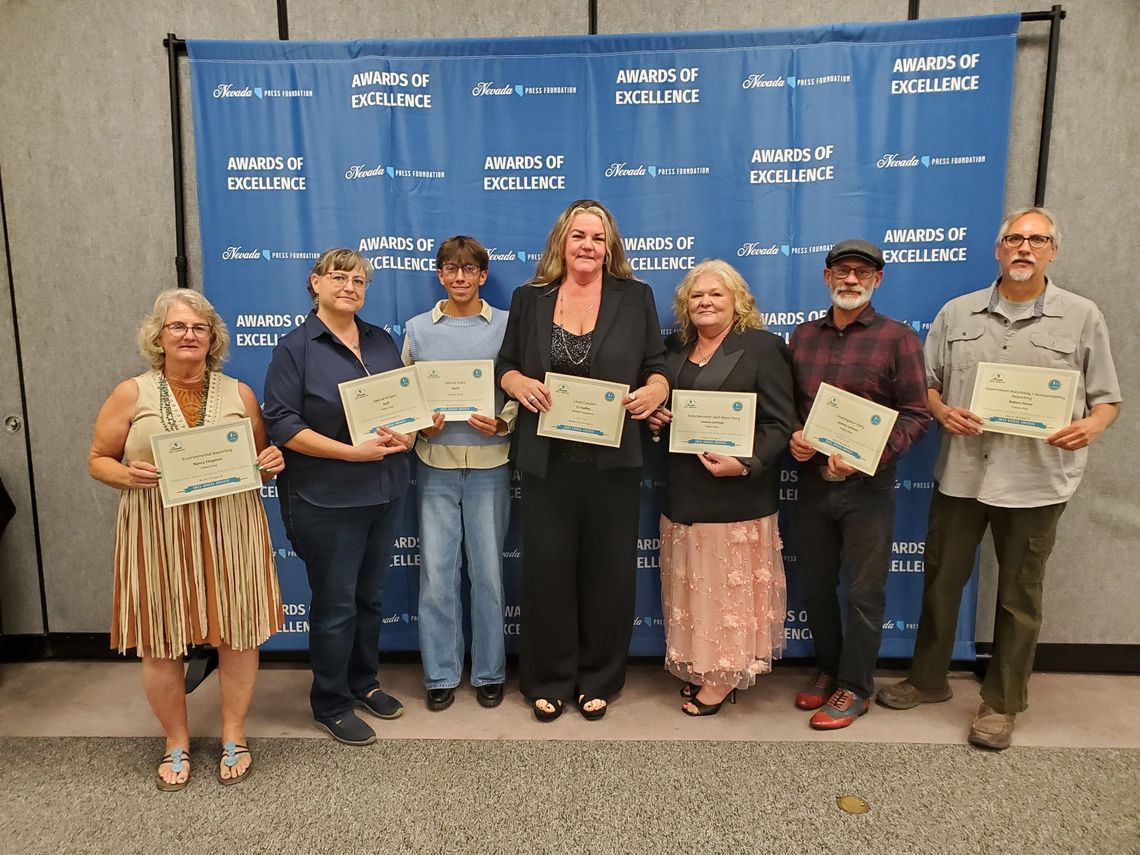 Nevada's Best Journalists Honored at Fallon Awards Dinner