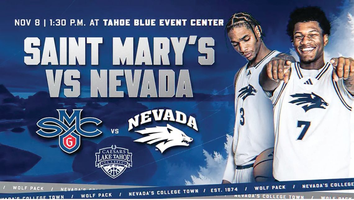 Nevada set to face Saint Mary's Gaels at inaugural Caesars Lake Tahoe Classic