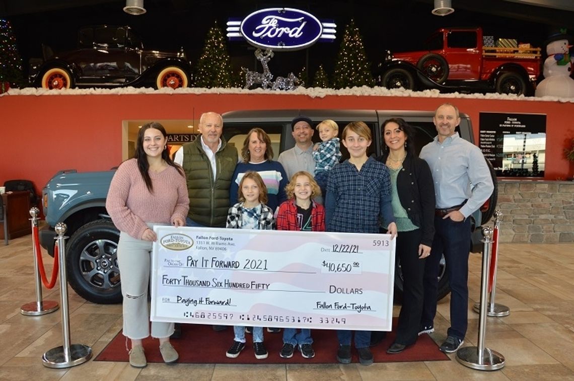 Over Ten Years of “Pay It Forward” Benefits the Community